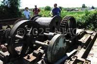 Winding gear seen at the top of the incline
