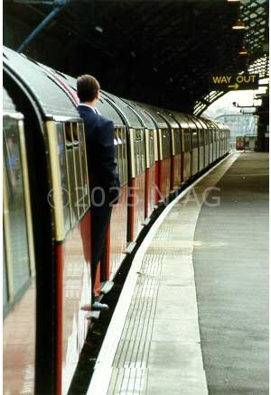 London Transport 1959 stock at Edgware station, Northern Line